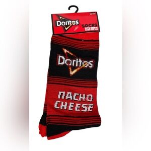Unisex Adult Doritos Nacho Cheese Socks NEW